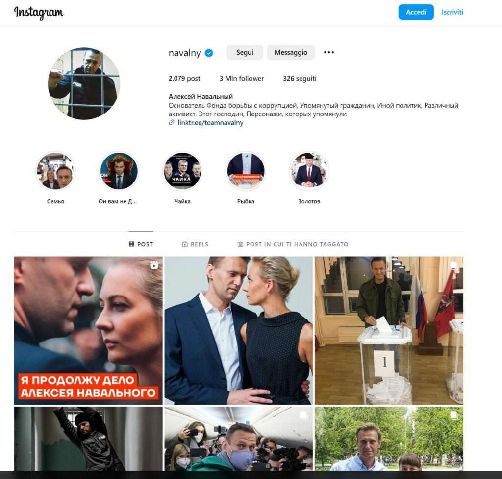 navalny instagram